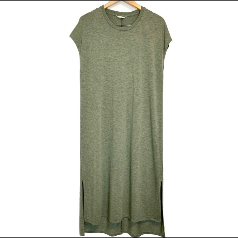Madewell sleeveless muscle midi dress
